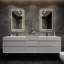 Albizu 67" Wall-Mounted Double Bathroom Vanity-69315966