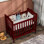 Mini lit de bébé Hinojosa avec matelas réglable à 3 positions