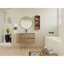 Meuble-lavabo mural 36 po avec lavabo et support de rangement 36 po, tiroir à fermeture douce, armoire combinée