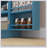 Freestanding Kitchen Pantry Storage Cabinet With 12 Door Shelves, Double Doors, And Adjustable Shelving In Blue-2068287851