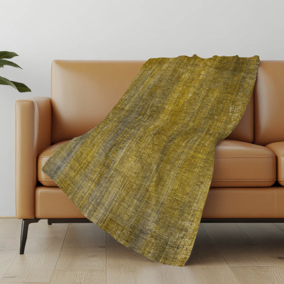 Addison Machine Washable Sherpa Striped Throw Blanket