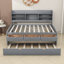 Lit plateforme 3 tiroirs en bois avec tablettes et lit gigogne-764120359-764120360