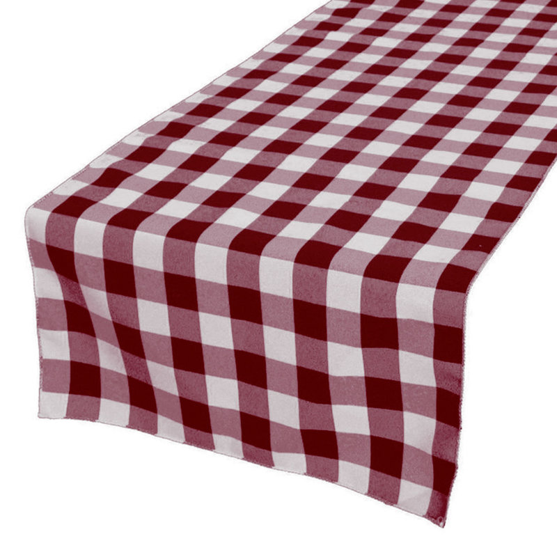 Chemin de table Dutchman, Bourgogne, L 144 po x P 12 po