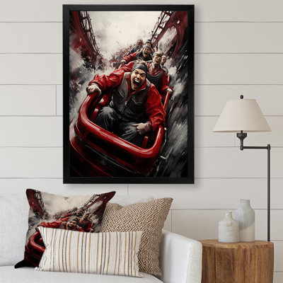 «Luecinda Rollercoaster Thrill Seekers Delight II», reproduction sur toile