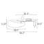 Table basse ronde de style italien