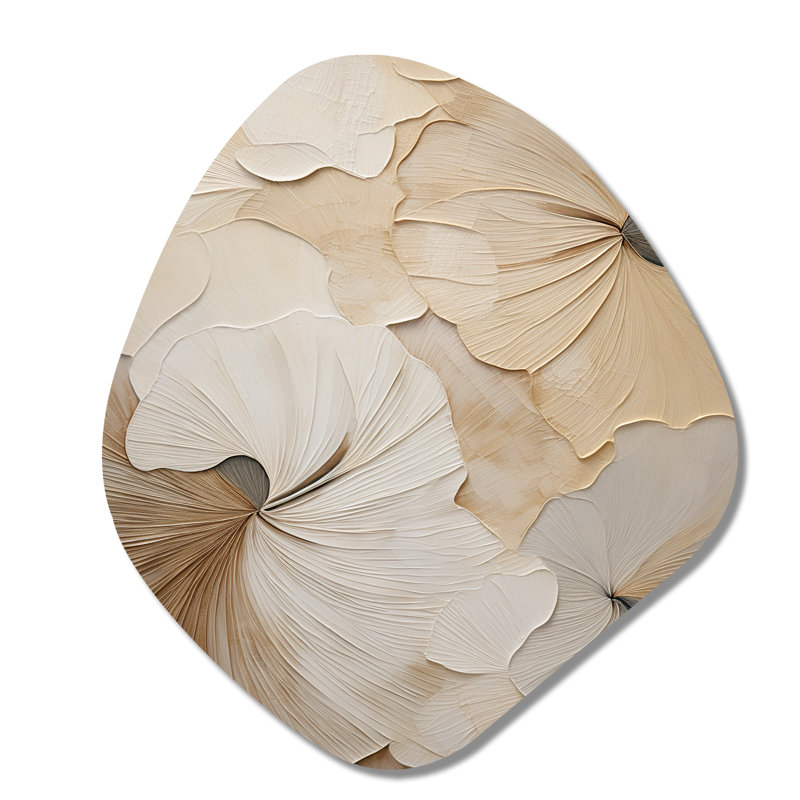 Euharlee - Décoration murale irrégulière en métal forme nébuleuse de fleurs, H 35 po x l 31 po
