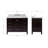Cambridge Single Bathroom Vanity with Carrara Marble Top-88398706