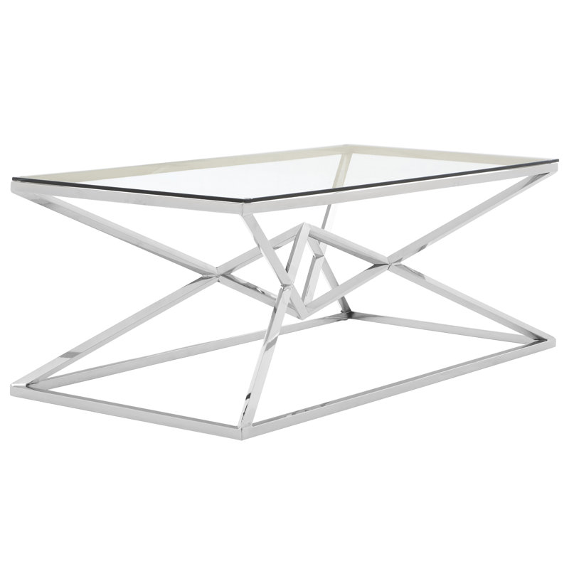 Fultz Solid Coffee Table, H 45 x W 120 x D 60 cm