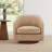 Bennett Vegan  Leather Swivel Barrel Chair-105831747