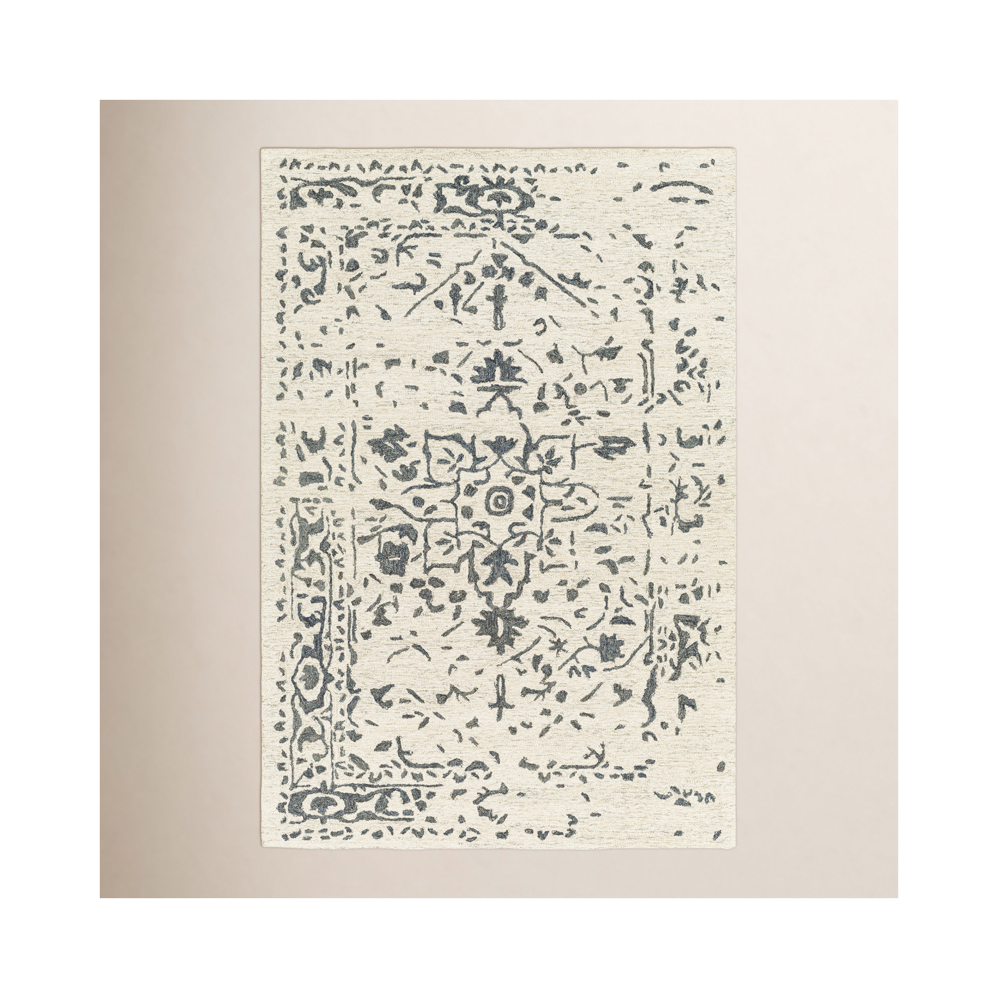 Kennon Handmade Wool Rug, Rectangle 2' x 3'