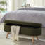 Banc de rangement avec repose-pieds ovale Luxury-130852442