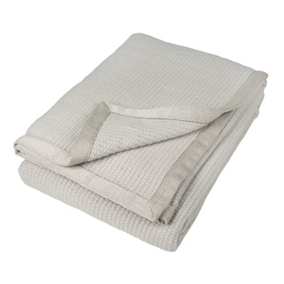  Lightweight Waffle Weave Wool Blanket