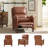 Neliyah 28.75" Wide Genuine Leather Recliner-105914589