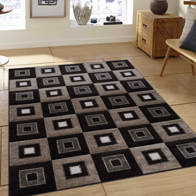 Geometric Indoor Rug, Rectangle 7'9" x 10'5"