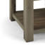 Table de bout contemporaine en bois d'acacia massif avec tiroir et tablette Wyandotte Monroe-721638857-786623095