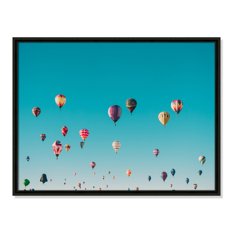 Estampe « Sky Symphony » d'Ian Dooley, Cadre flottant espresso, Pas de tapis, H 19,5 po x l 25,5 po x P 2 po