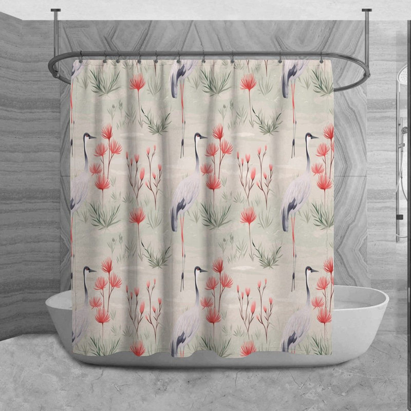 Rideau de douche Ruman, H 84 po x l 70 po x P 6 po