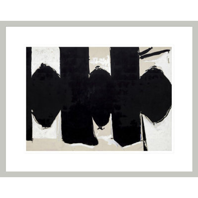 Élégie à la République Espagnole n ° 110 par Robert Motherwell - Reproduction giclée encadrée