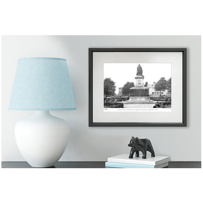 Lancaster, Memorial Gardens, Dalton Square C1955 - Single Picture Frame Print, 28cm H x 36cm W x 2.3cm D