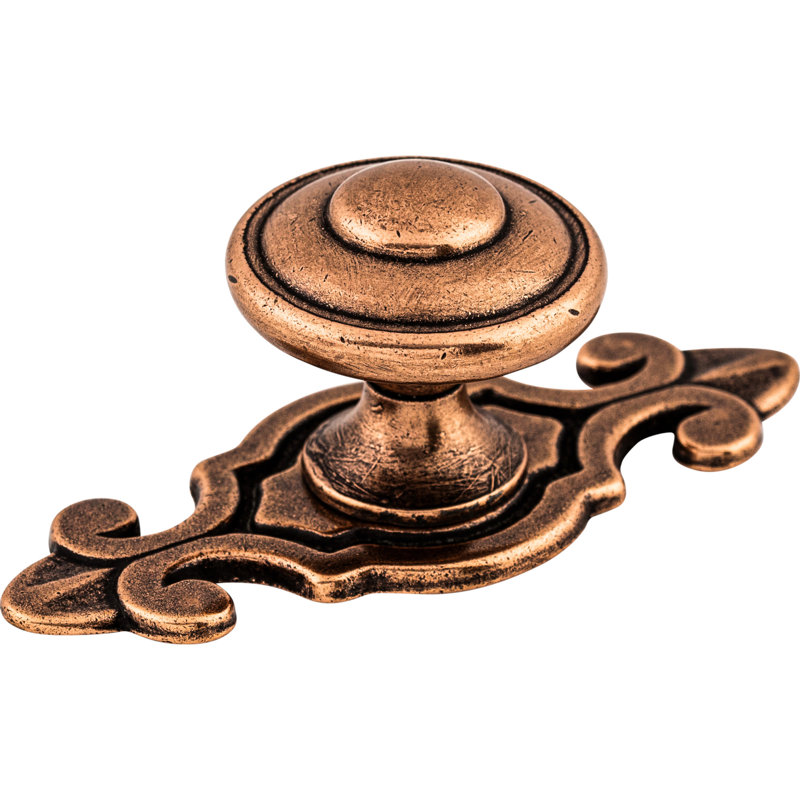 Canterbury 1 1/4" Diameter Round Knob, Old English Copper