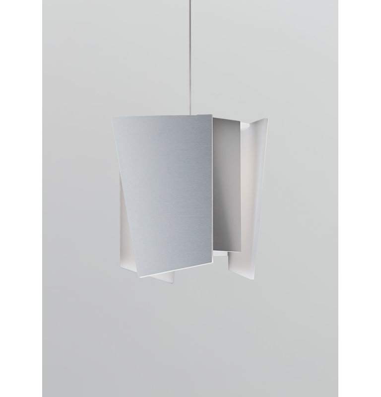 Levis 1 - Light LED Pendant, Beech Wood Veneer, Low Profile, 2700K (warm)