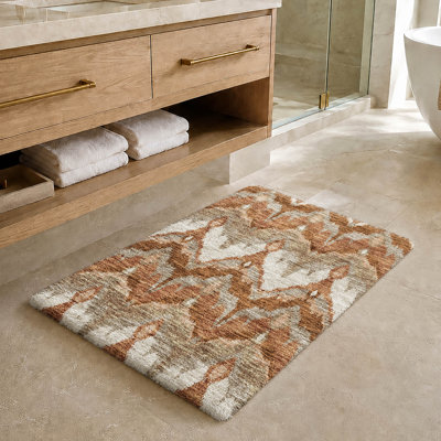 Premium Machine Washable Dream Shag ADS743 Ikat Rug