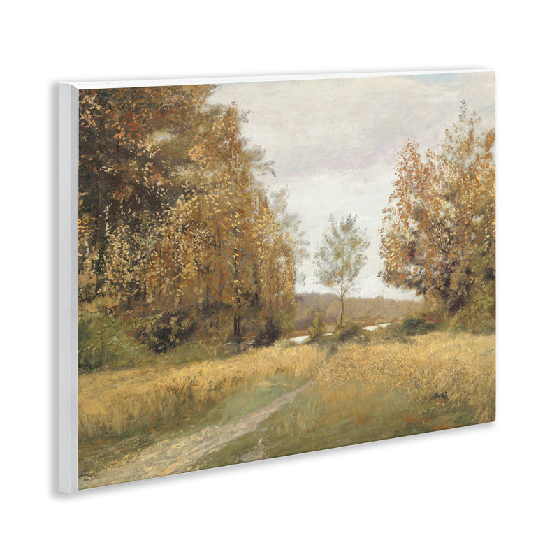 «Path Through Autumn Trees», plaque murale par Amber Sterling