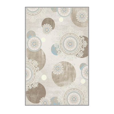 Premium Hall Carpet (2.6 x 9.8 ft), 1% Polyester, .3 in Pile Height | Antibacterial, Non-Slip Underside, 3D Digital Print | Machine Washable, Durable, Ideal for Home & Office, Easy Maintenance