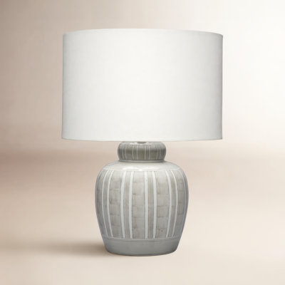 Linen Ceramic Table Lamp