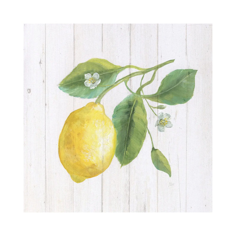 Lemon Fresh II By Nan - Wrapped Canvas Art Prints by Nan - Wrapped Canvas Gallery-Wrapped Canvas Giclée