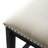 Maven Lane Adrien Backless Saddle Kitchen Stool with Fabric Upholstery-125402553-125402558