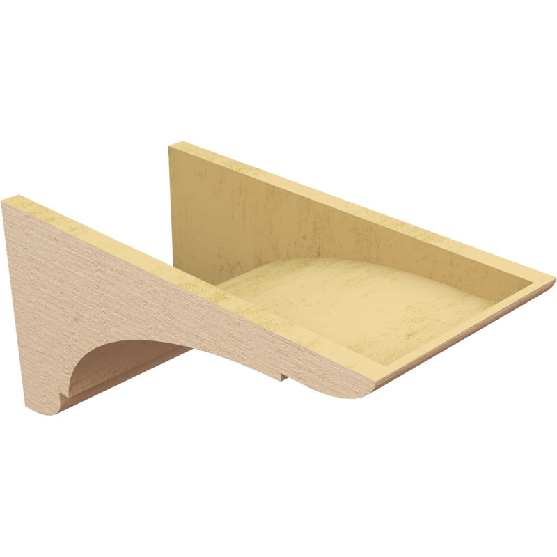 Bois de cèdre brut olympique TimberThane Corbel, brun clair apprêté, H 11 po x l 11 po x P 22 po