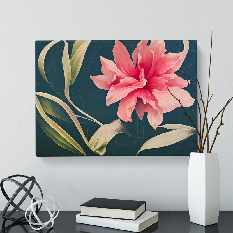 Thrilling Flower - Wrapped Canvas, 50cm H x 76cm W x 3cm D