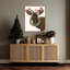 «Christmas Moose and Christmas Owls» par Fab Funky, impression sur toile encadrée