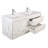 Azden 47" Wall-Mounted Double Bathroom Vanity Set-559658770