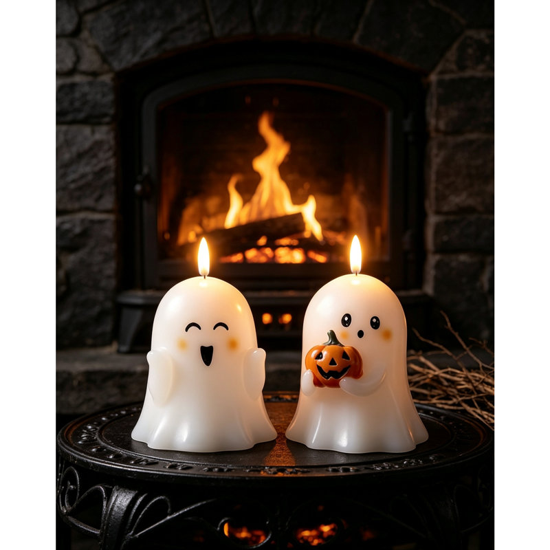 Flameless Candle with Plastic Holder