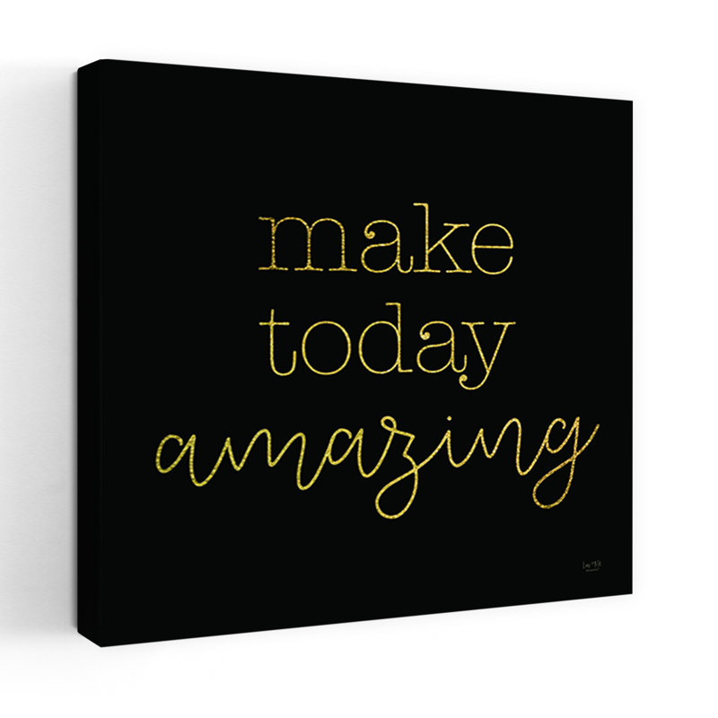 «Make Today Amazing Abstract», art contemporain, H 32 po x l 32 po