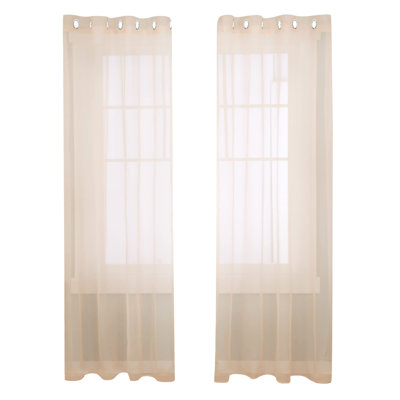 Quientin Semi Sheer Curtain Pair