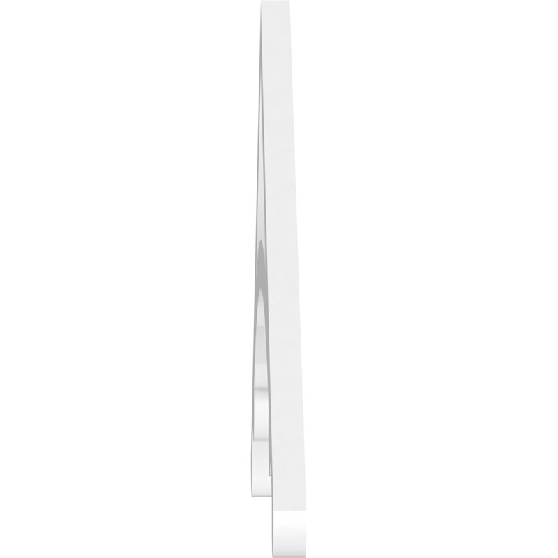 Pignon en PVC de qualité architecturale Legacy, H 16,5 po x l 36 po x P 1 po, 11 / 12