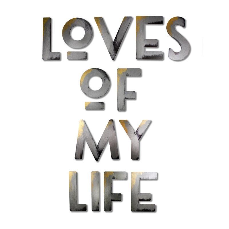 Décoration murale "adore of my life", H 42 po x l 32 po