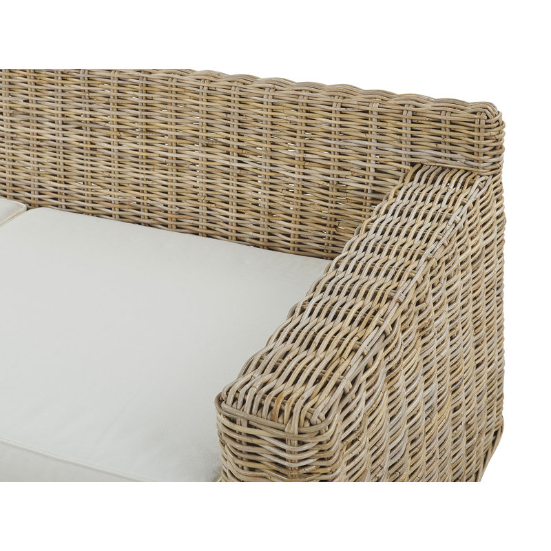 Miriana 194cm Wide Garden Sofa with Cushions