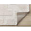 Tapis à motif géométrique, ton sur ton / uni, blanc, contemporain, 5 pi x 8 pi (5 pi 3 po x 7 pi 7 po) Branch Living-758165602