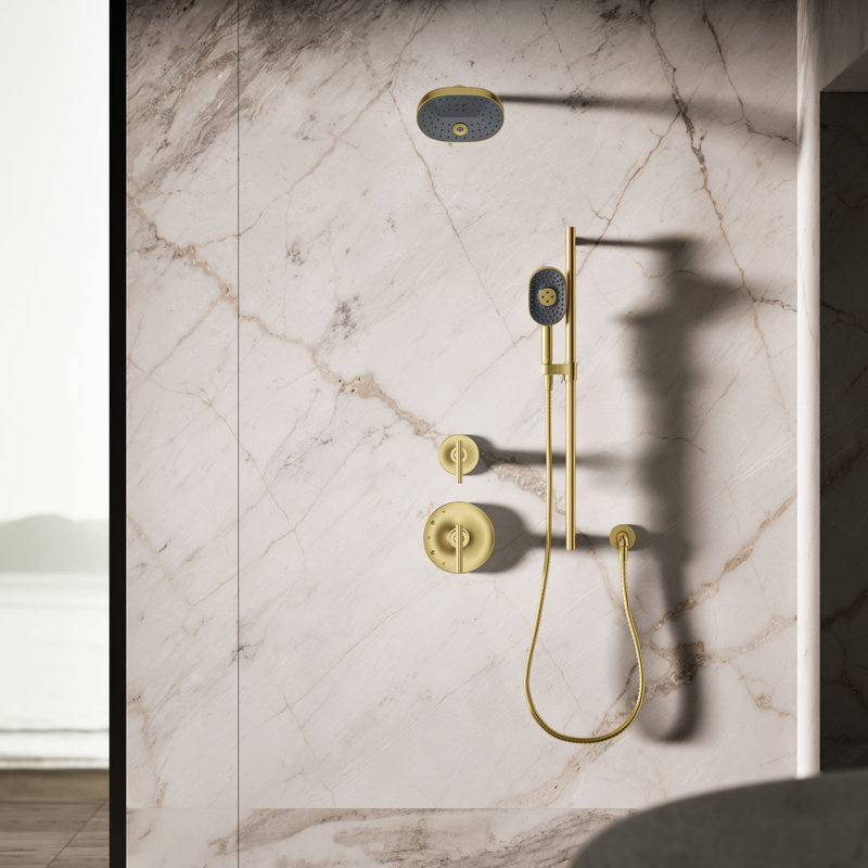 Statement 1.75 GPM Oval Multifunction Handshower With Katalyst Air-Induction Technology, Matte Black