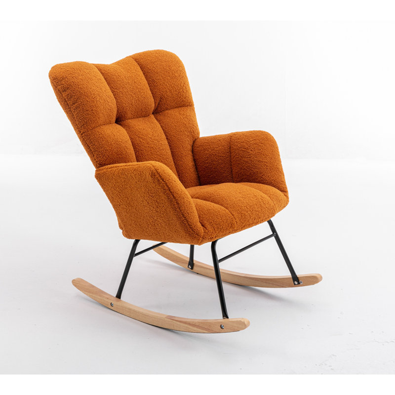 Chaise de chambre de bébé à bascule Teddy, Caramel