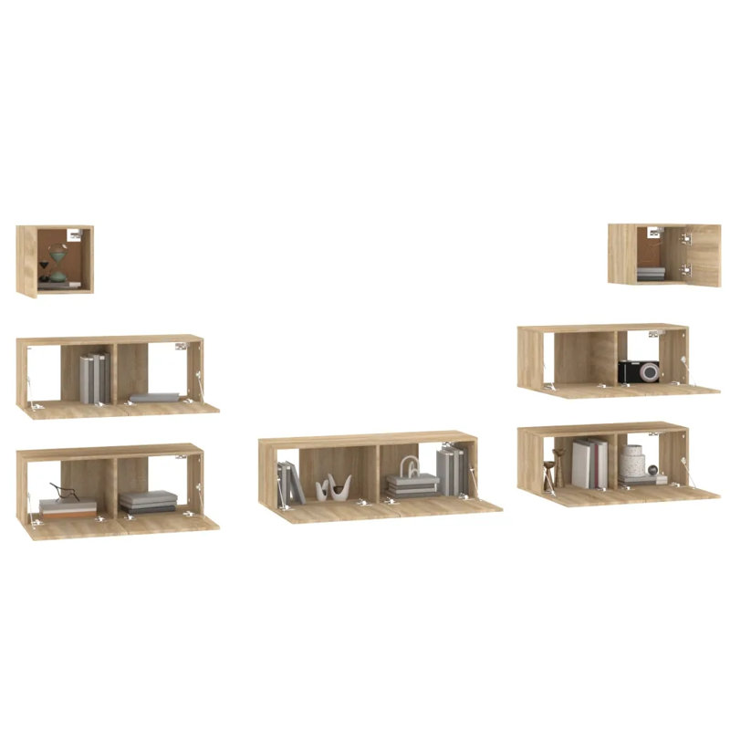 Marjory Unfinished Entertainment Centre for TVs up to 42", Sonoma Oak