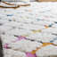 Tapis géométrique ivoire / bleu / vert Barden-1594960369