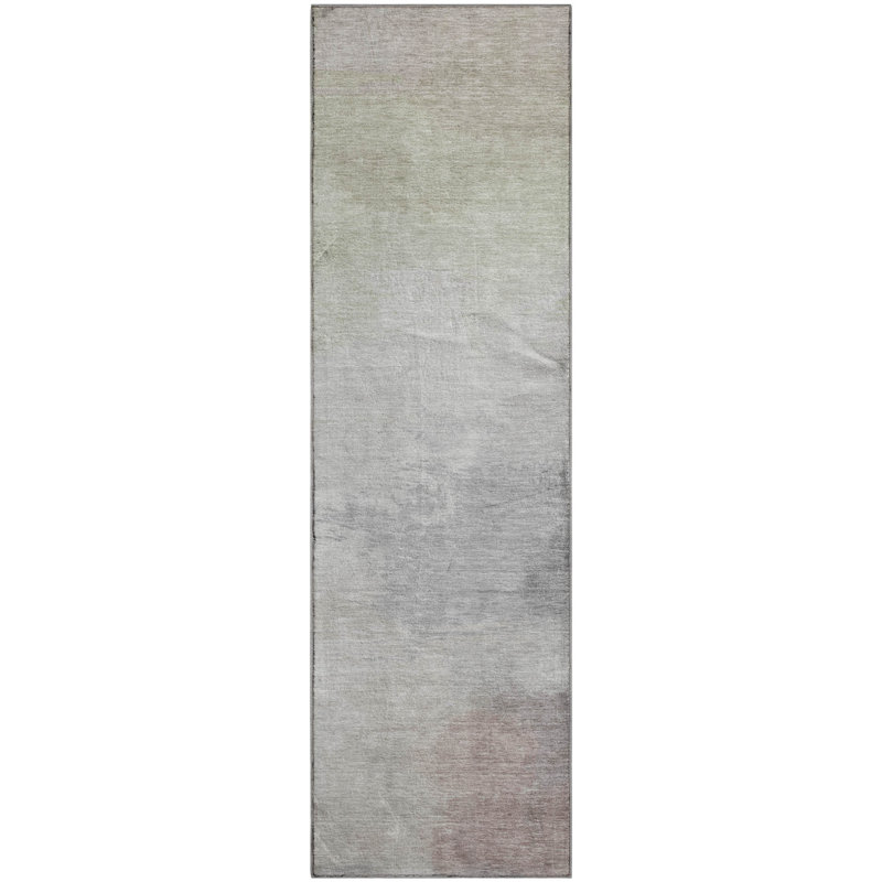 Premium Machine Washable Elize AMF1517 Modern Rug, Runner 2'3" x 7'6"