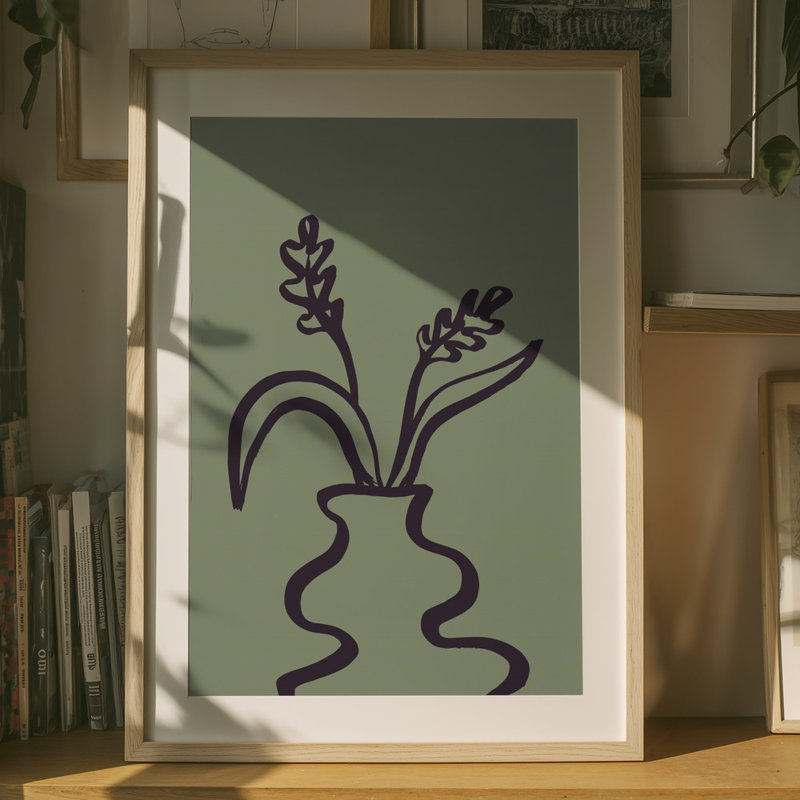 Wrapped Canvas Print, 76.2 cm H x 50.8 cm W, Purple