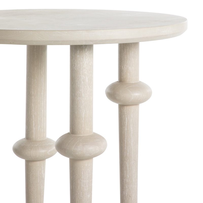 Aba Solid Wood End Table