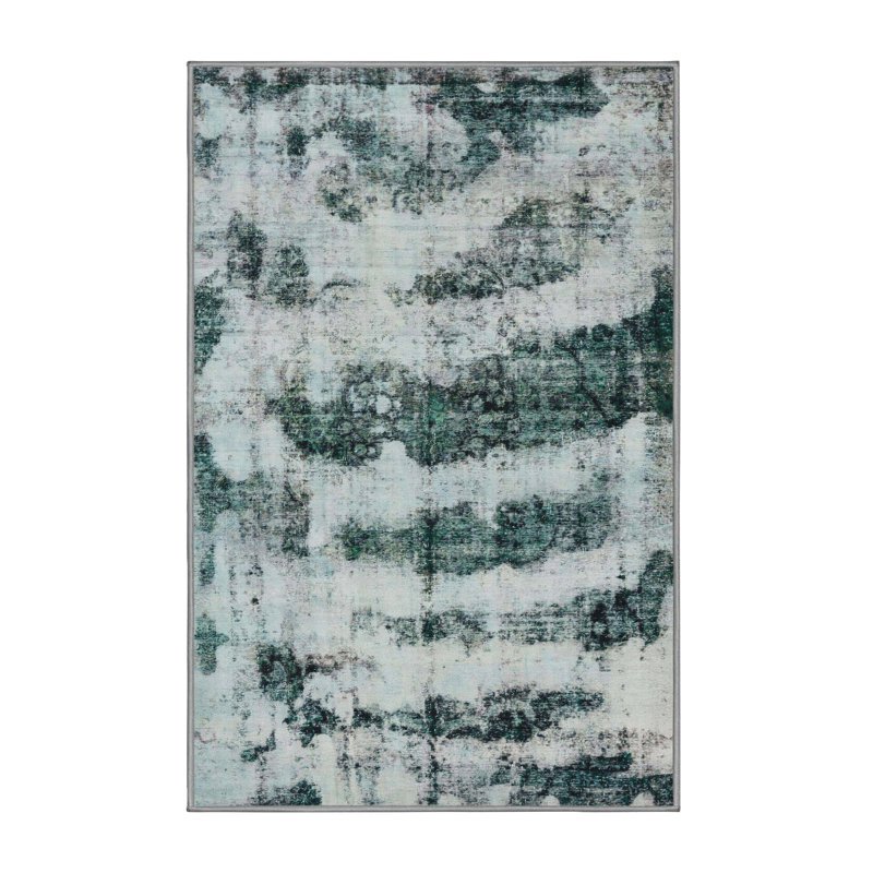 Tapis blanc en laine Power Loom, Rectangle 8 pi x 12 pi